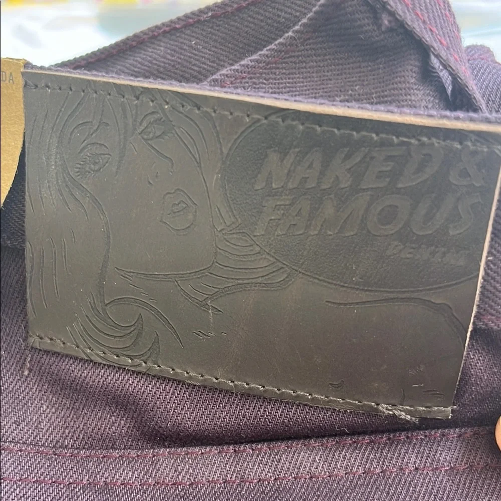 Naked & Famous Denim Black Slim Jeans - Picture 9 of 12